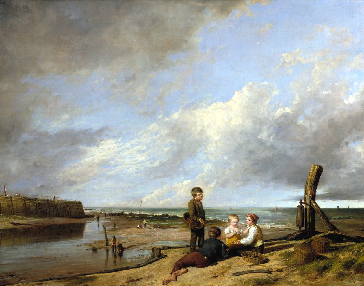Ragazzi dei gamberi a Cromer da William Collins