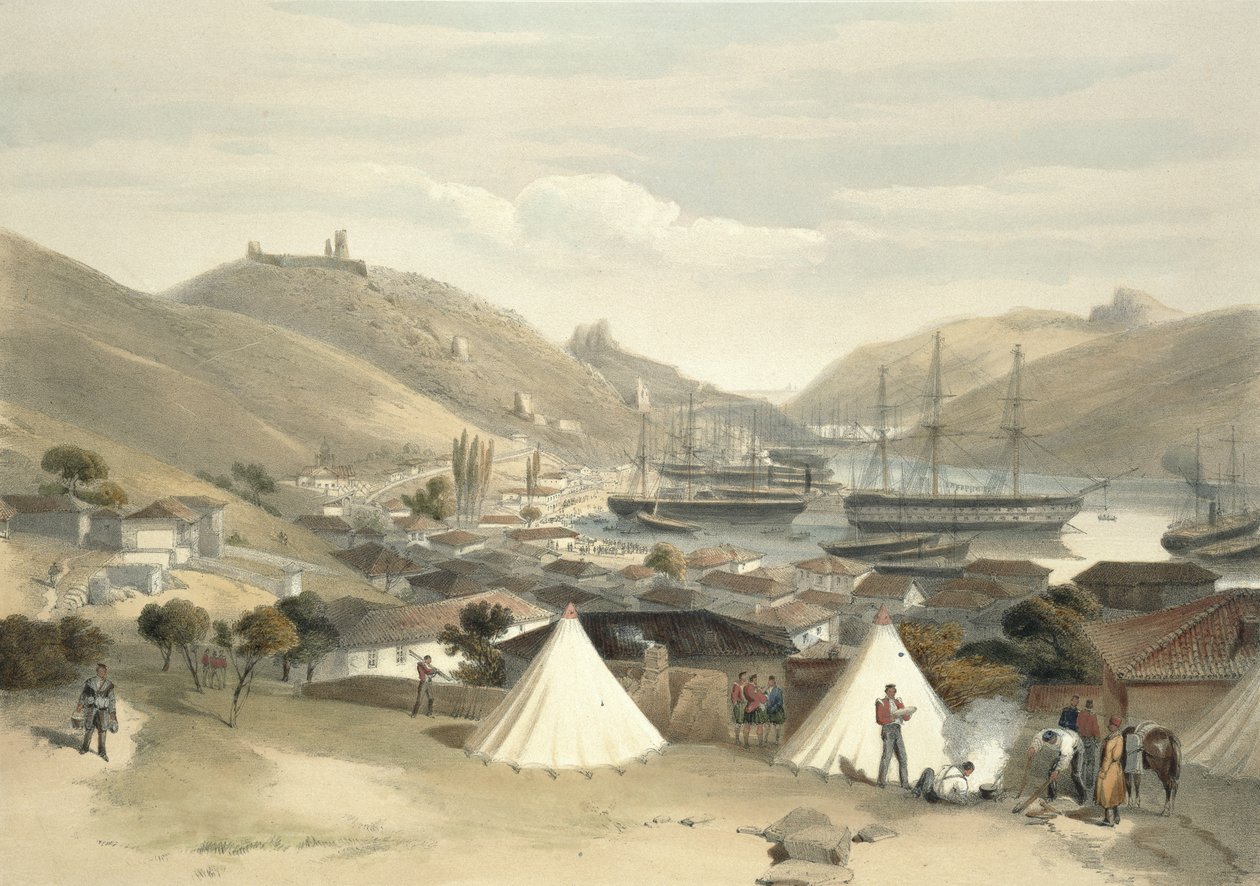 Balaklava, vista verso il mare, tavola da 