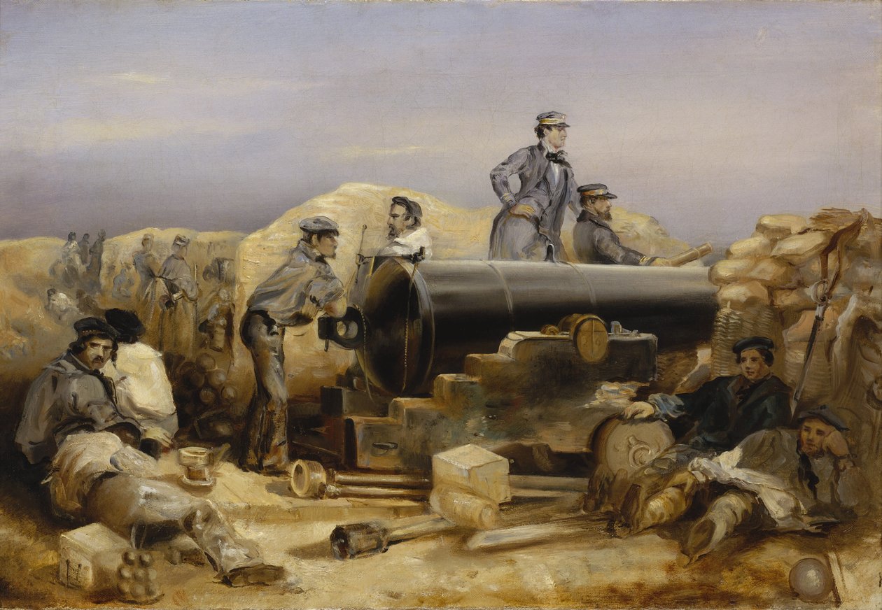 Guerra di Crimea (1853-1856): La batteria di artiglieria 
