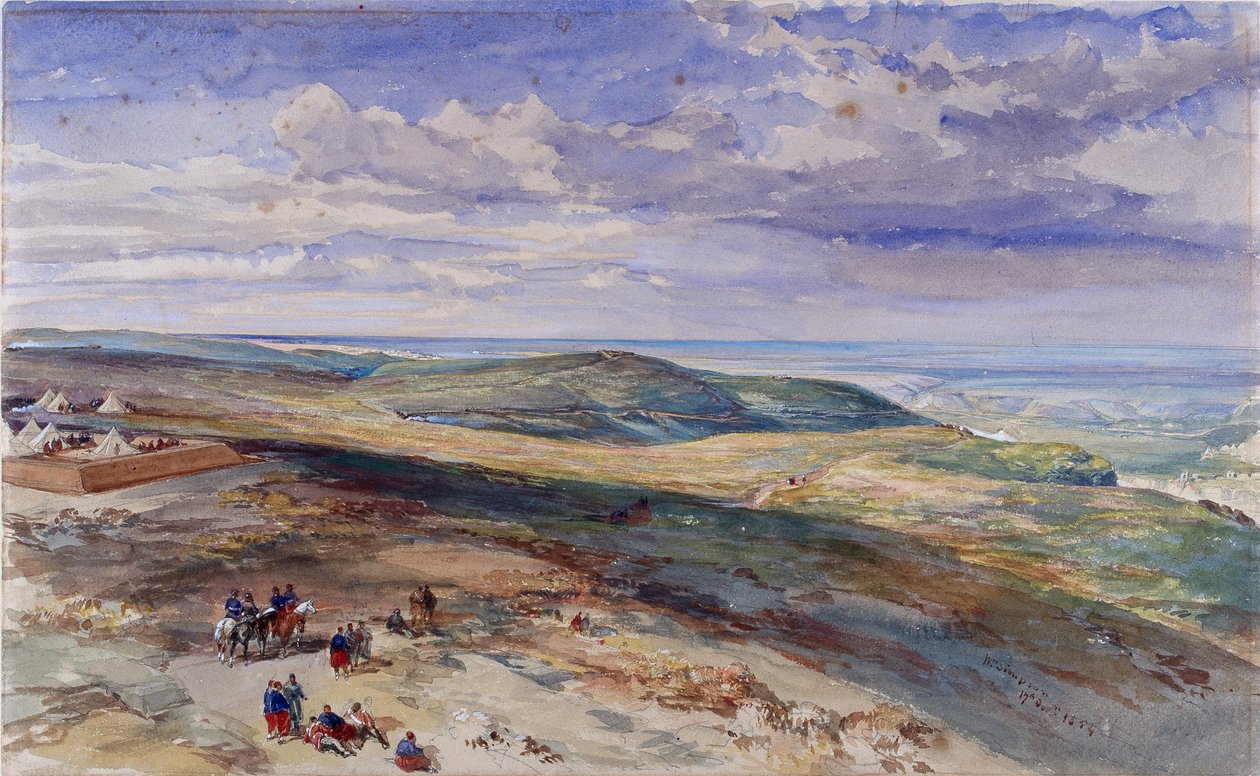 Il campo di Inkerman, 17 ottobre 1854 da William Crimea Simpson