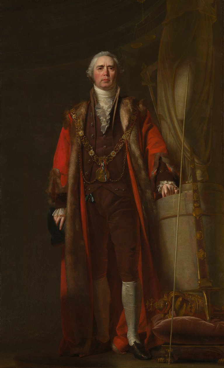 Charles Thorp come sindaco di Dublino, c.1800 da William Cuming