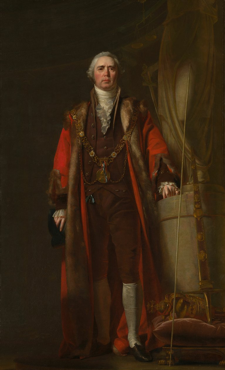 Charles Thorp come sindaco di Dublino, c. 1800 da William Cuming