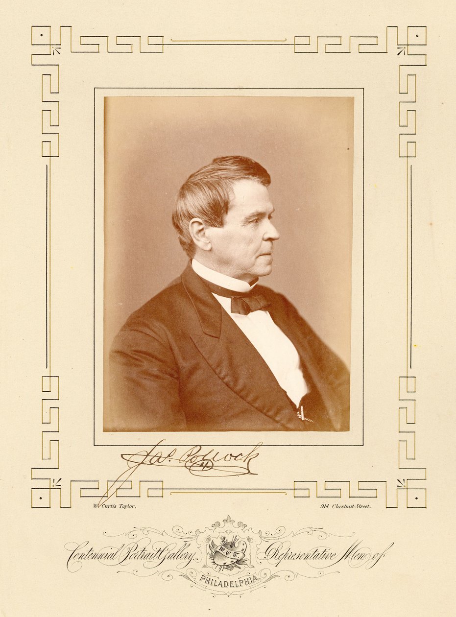 Ritratto di James Pollock da William Curtis Taylor