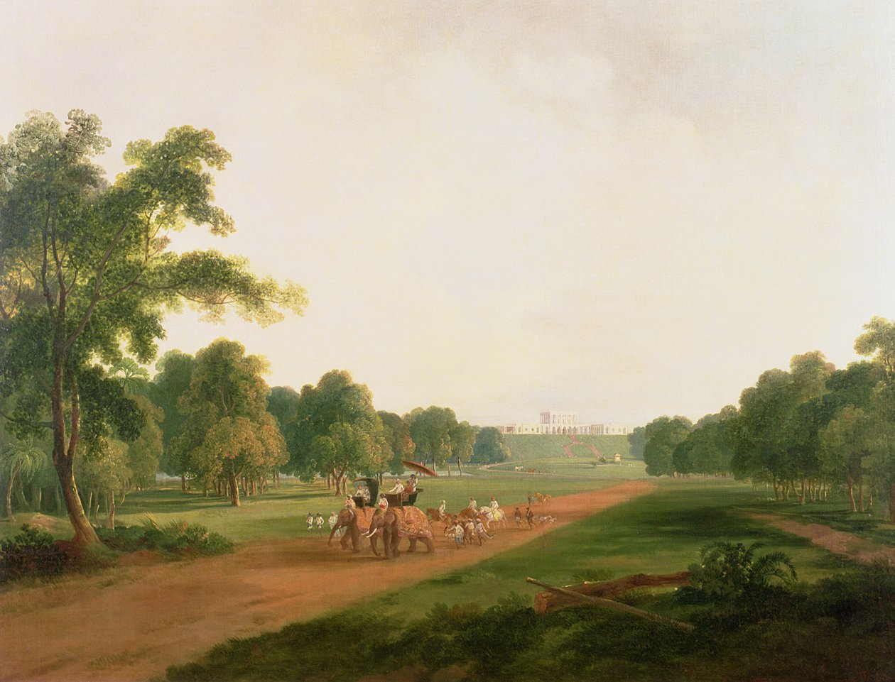 Una battuta di caccia in India da William Daniell