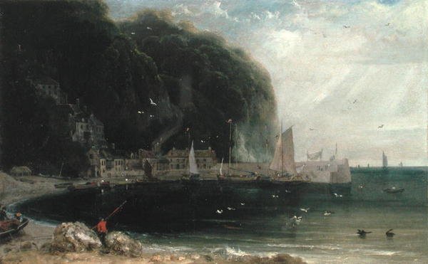 Clovelly nel Canale di Bristol, c.1813 da William Daniell