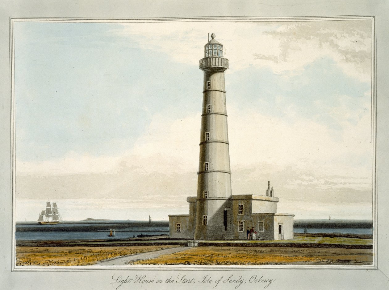 Faro sullo Start, Isola di Sandy, Orkney, da 