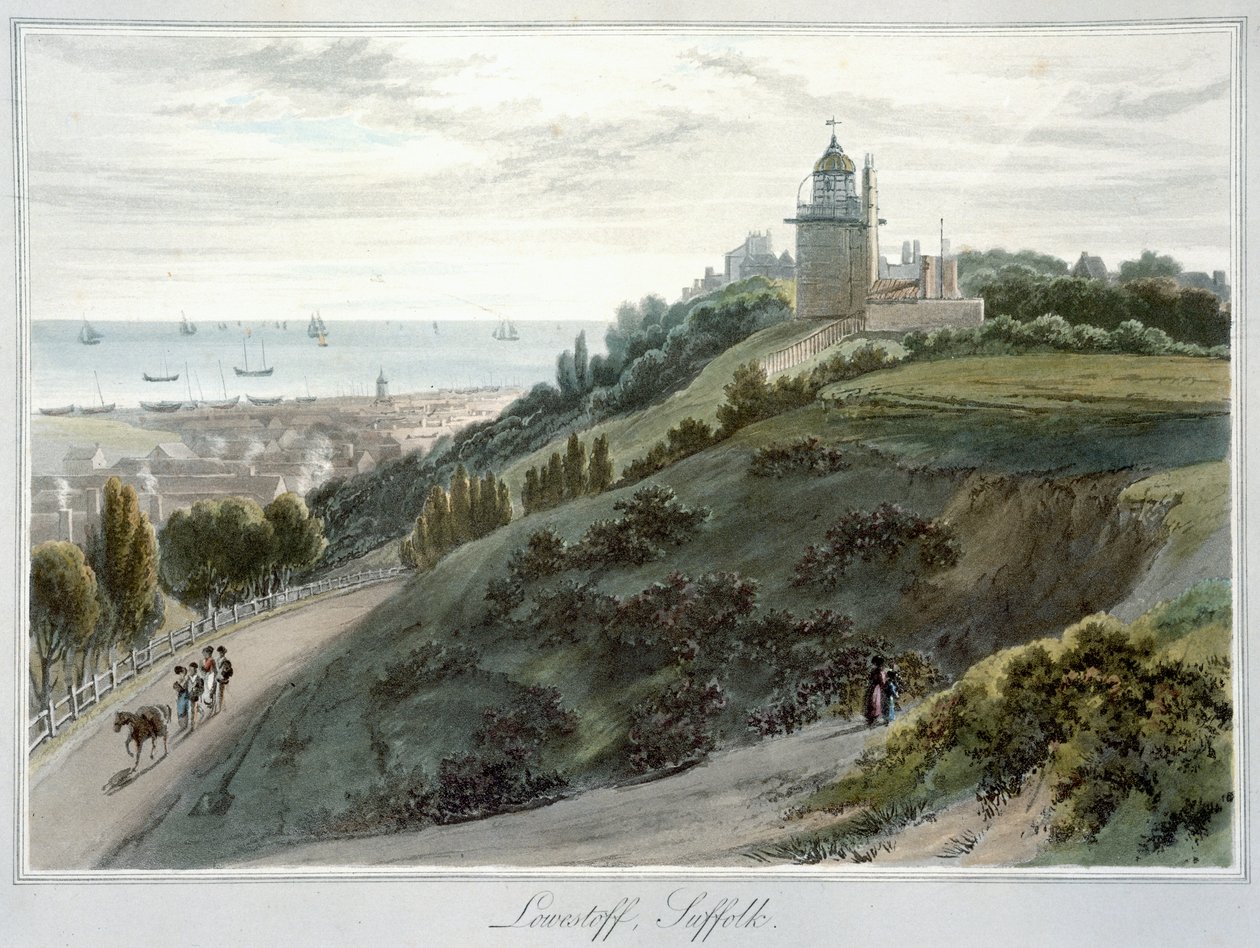 Lowestoft, Suffolk, 1814-1825 da William Daniell