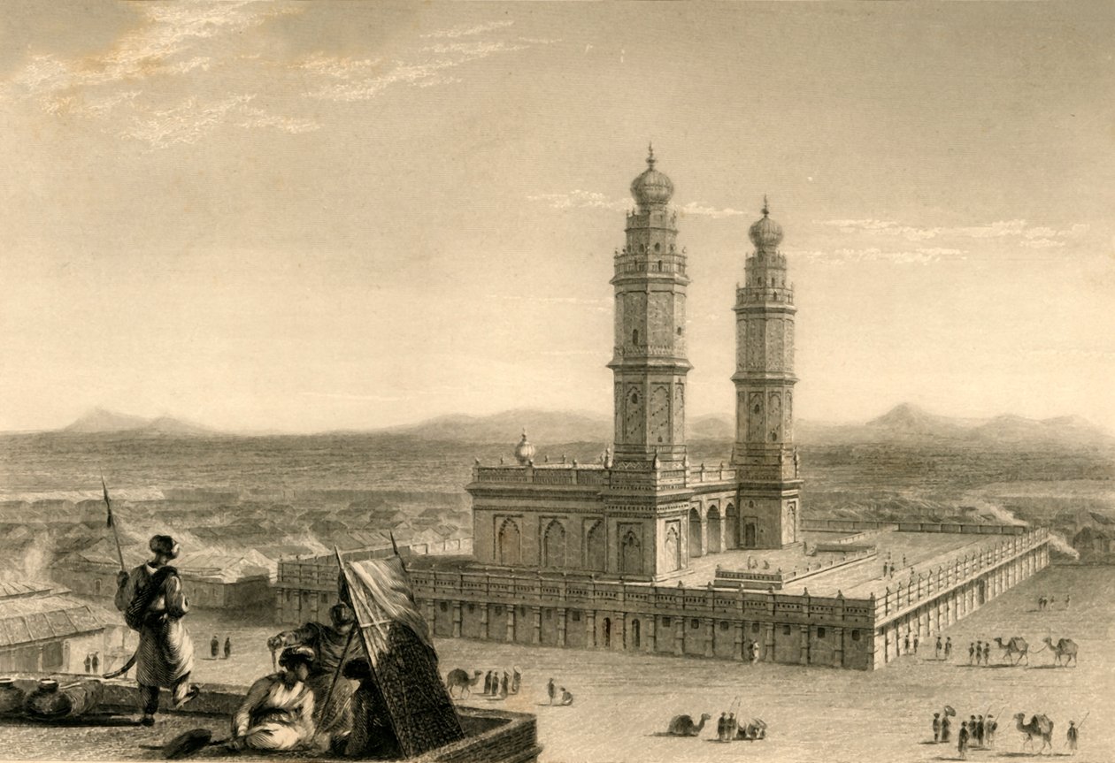 Moschea a Coimbatore, 1835 da William Daniell