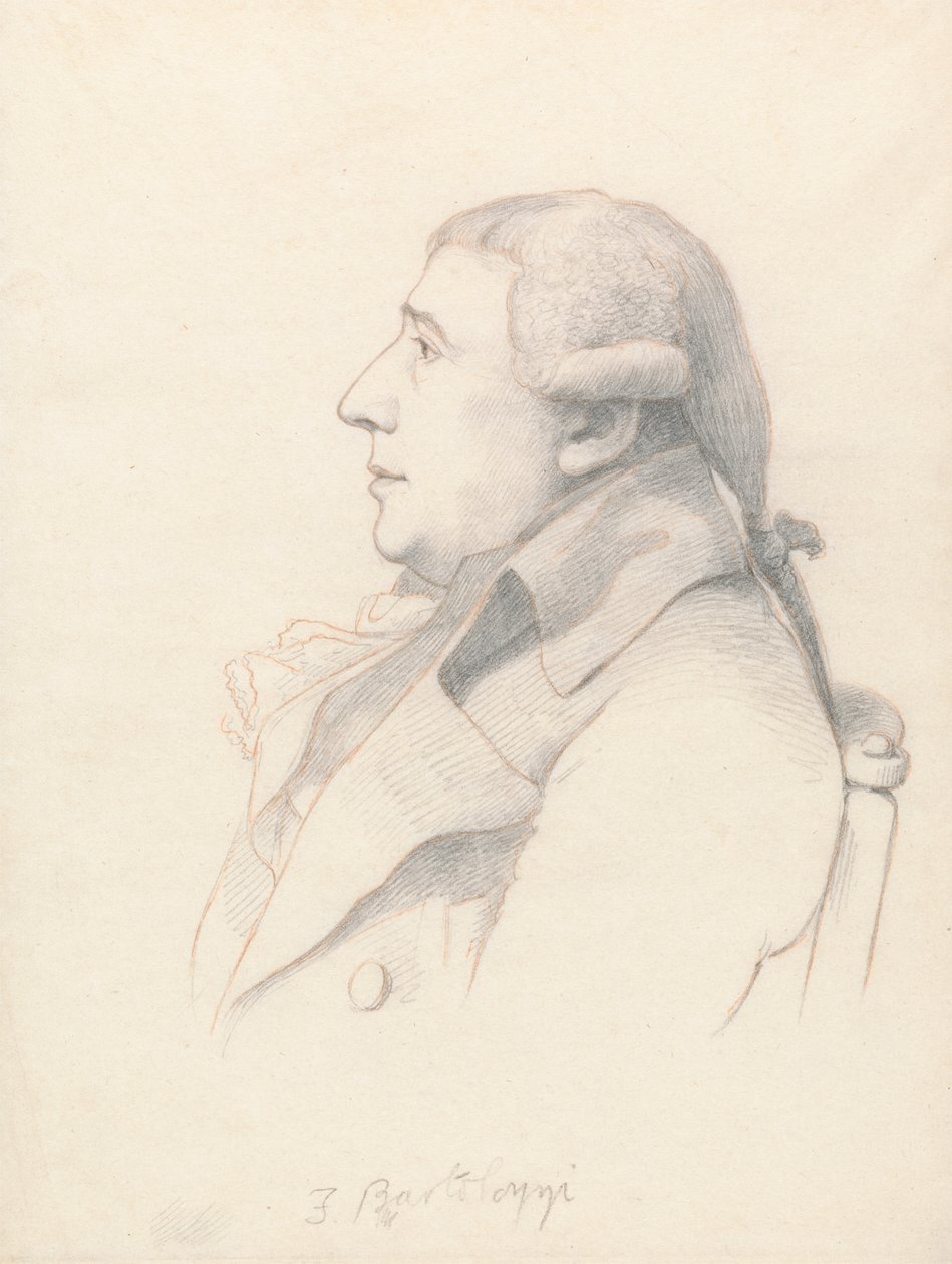 Ritratto di Francesco Bartolozzi da William Daniell