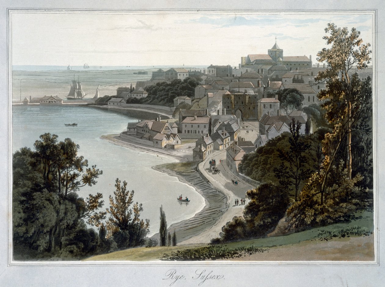 Rye, Sussex da William Daniell