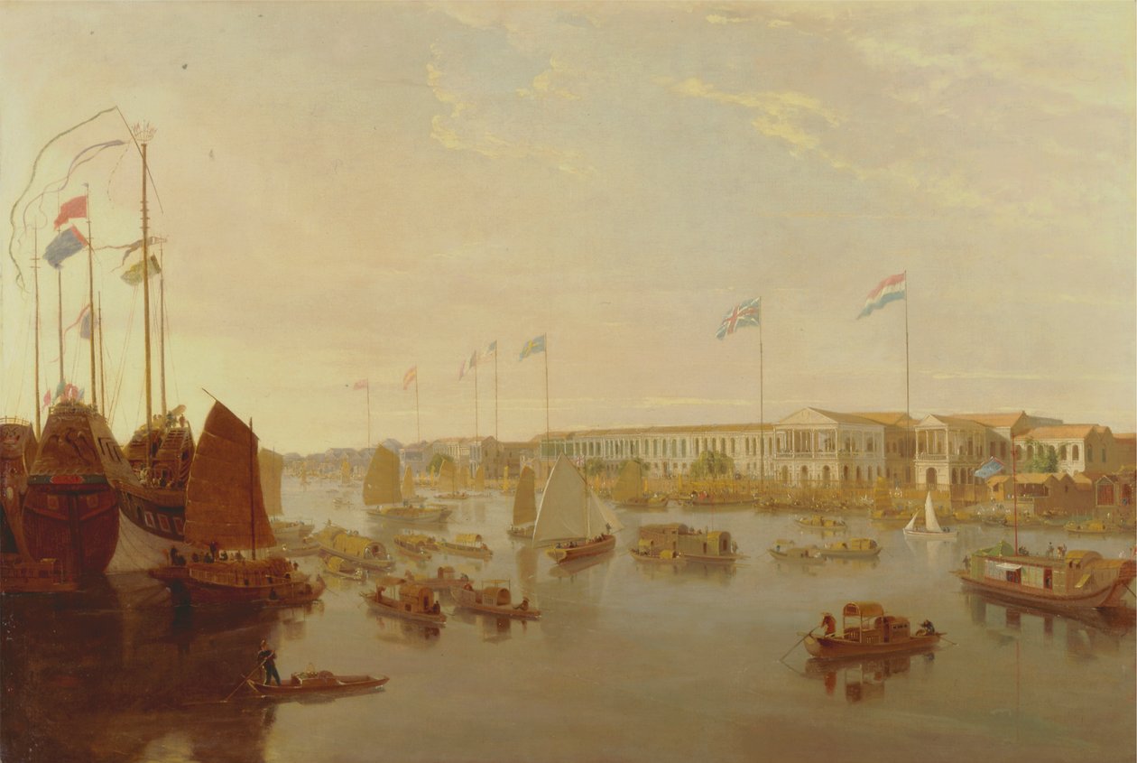 Le fabbriche europee, Canton da William Daniell