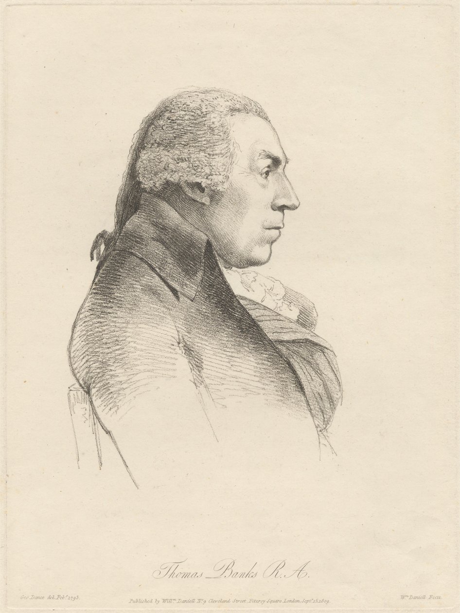 Thomas Banks, R.A. da William Daniell