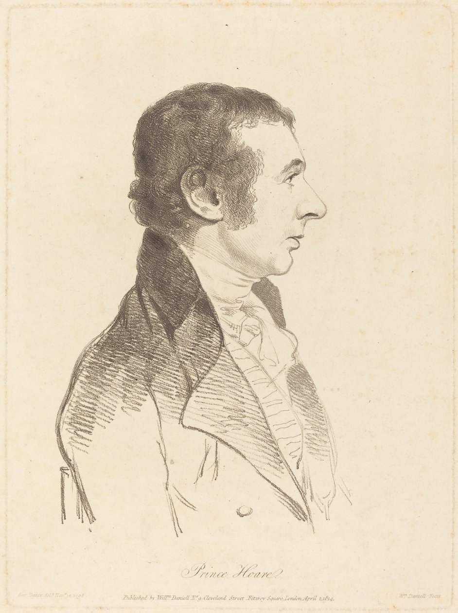 Prince Hoare da William Daniell after George Dance II