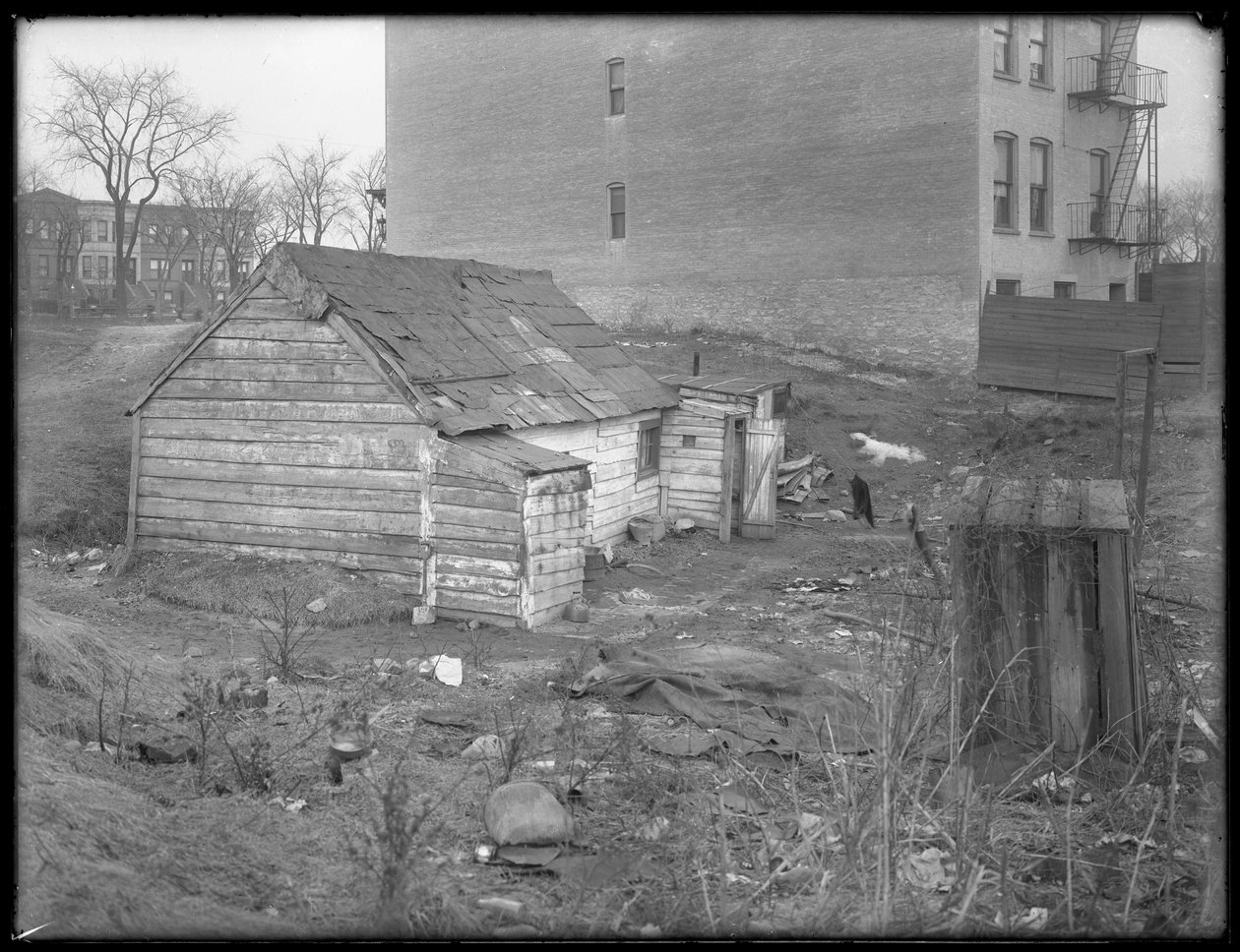 Baracca dello squatter K.E. Barry, luogo sconosciuto, c.1911 da William Davis Hassler