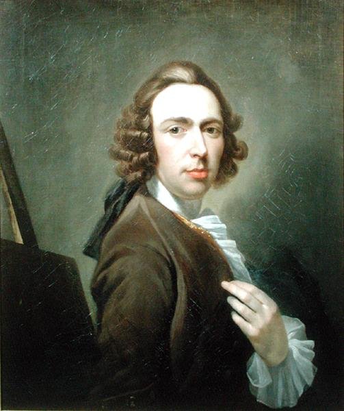 Autoritratto, c.1750 da William Delacour