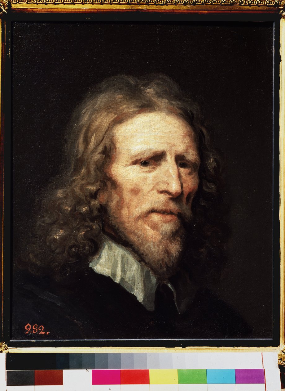 Ritratto di Abraham van der Doort, artista olandese da William Dobson