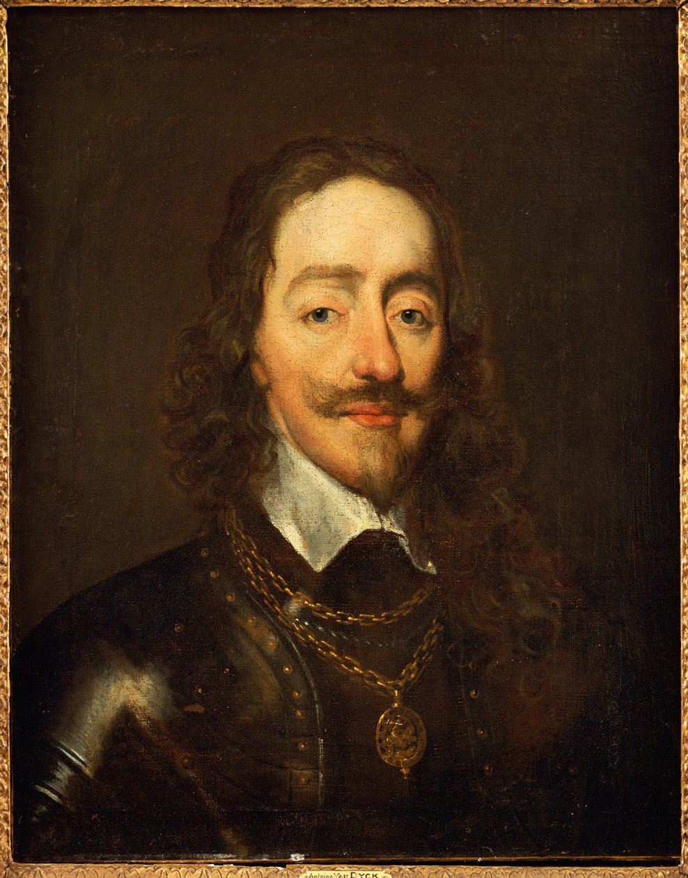 Ritratto del re Carlo I in armatura e il Collare dell