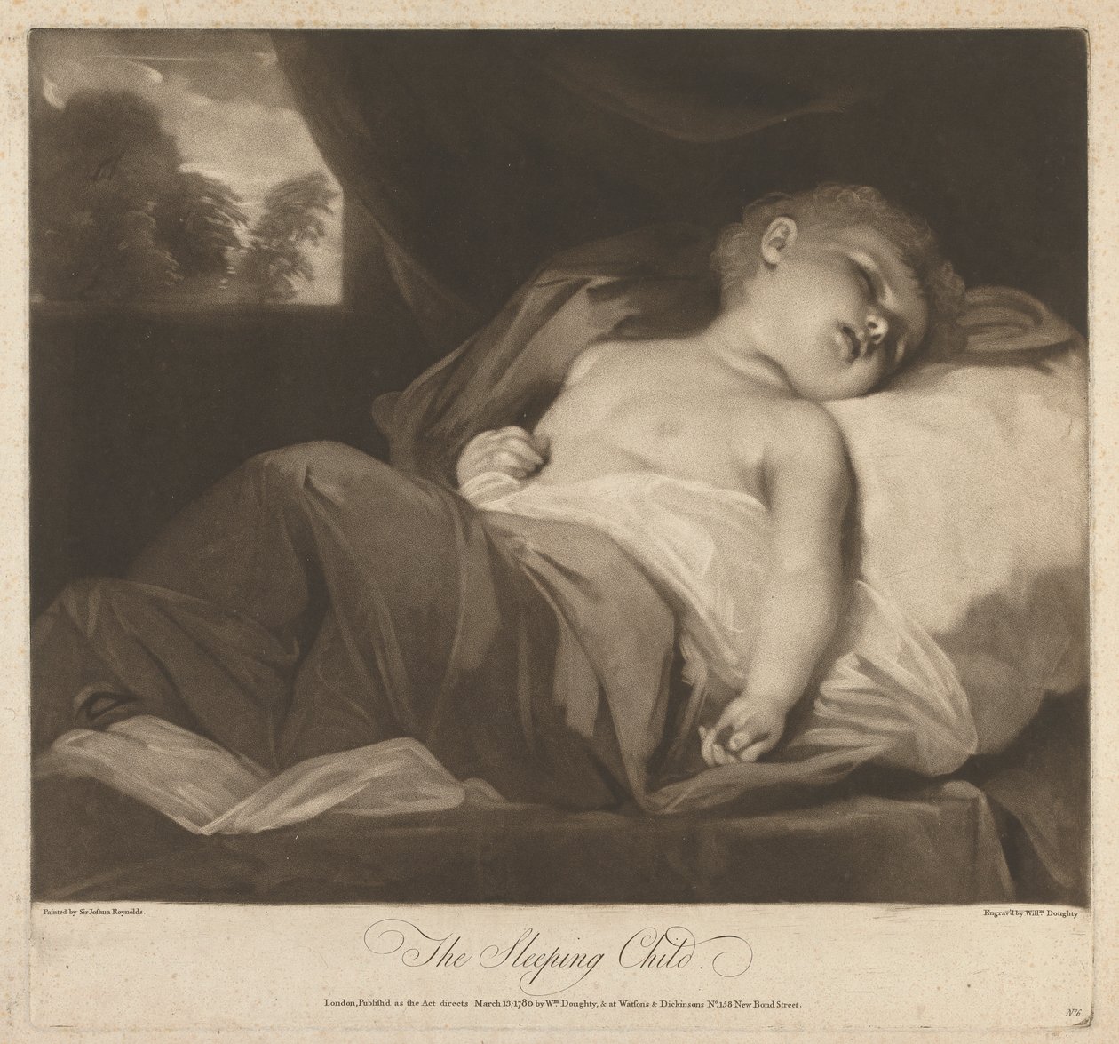 Il bambino dormiente da William Doughty