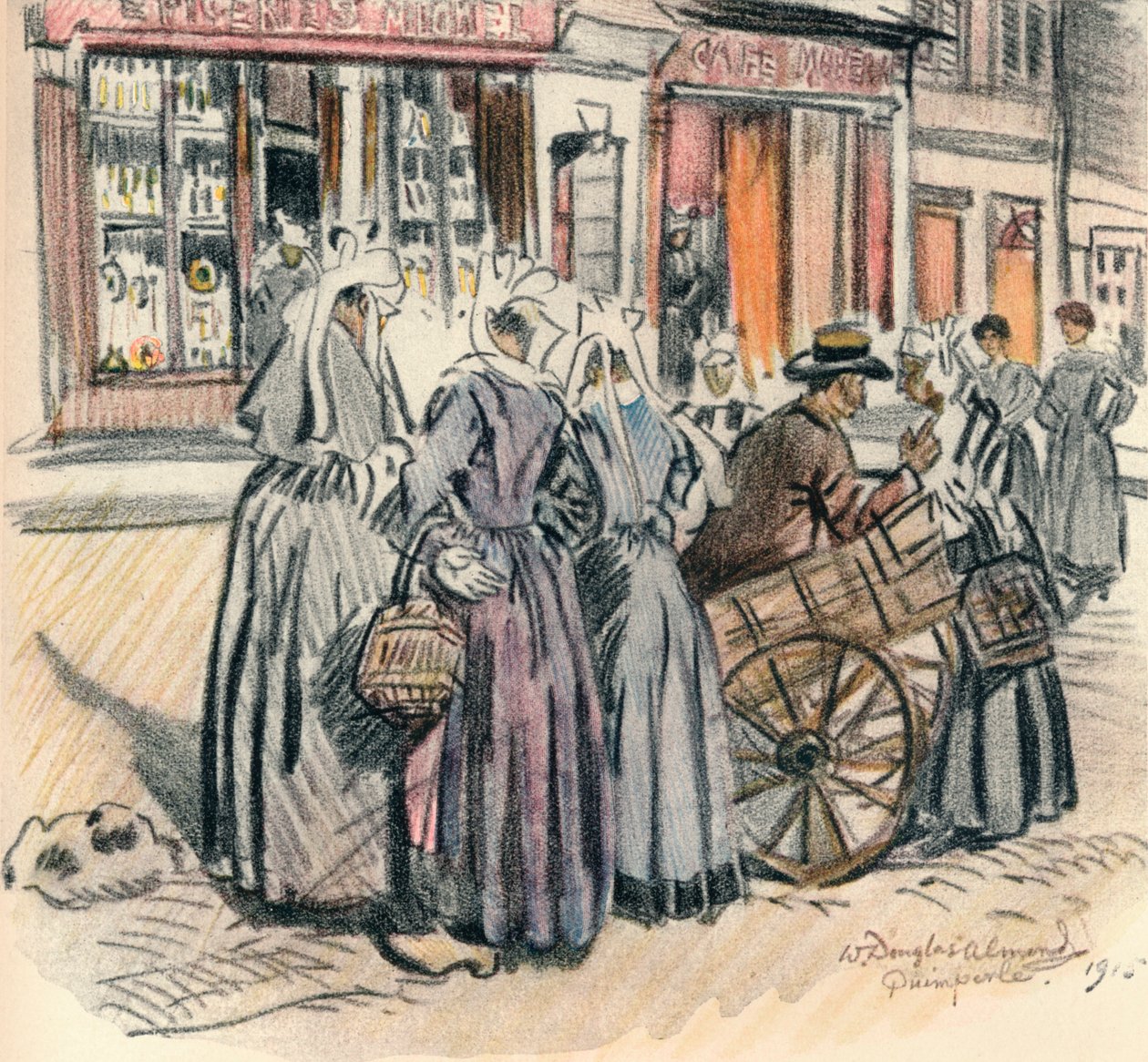 Gossip di Strada, Quimperle da William Douglas Almond