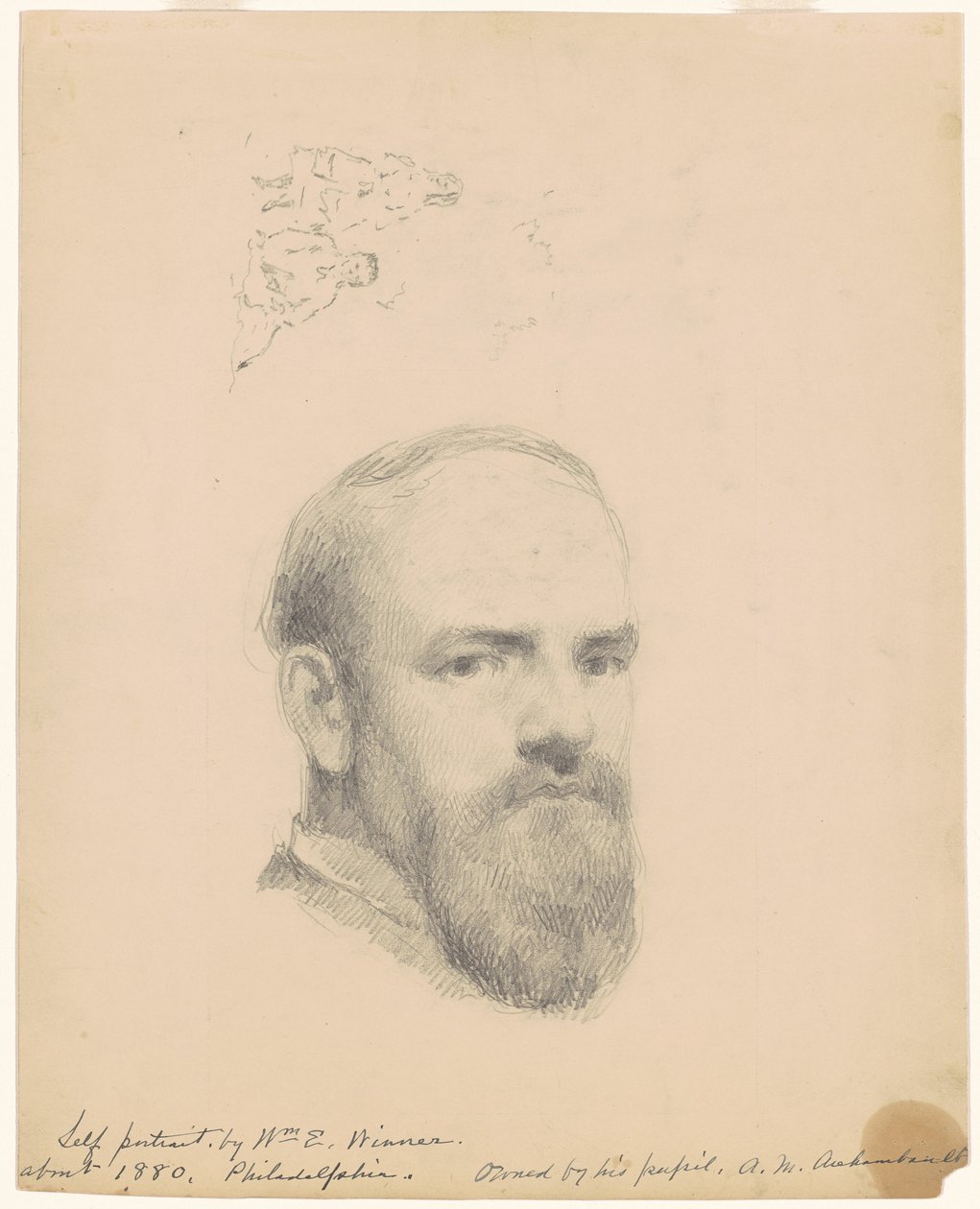 Autoritratto (recto) da William E. Winner