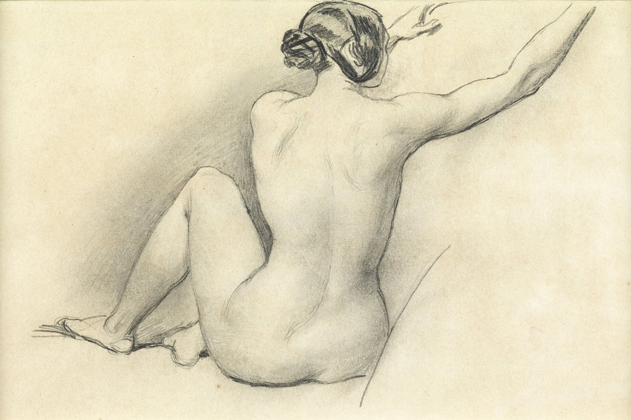Nudo seduto da William Edward Frost