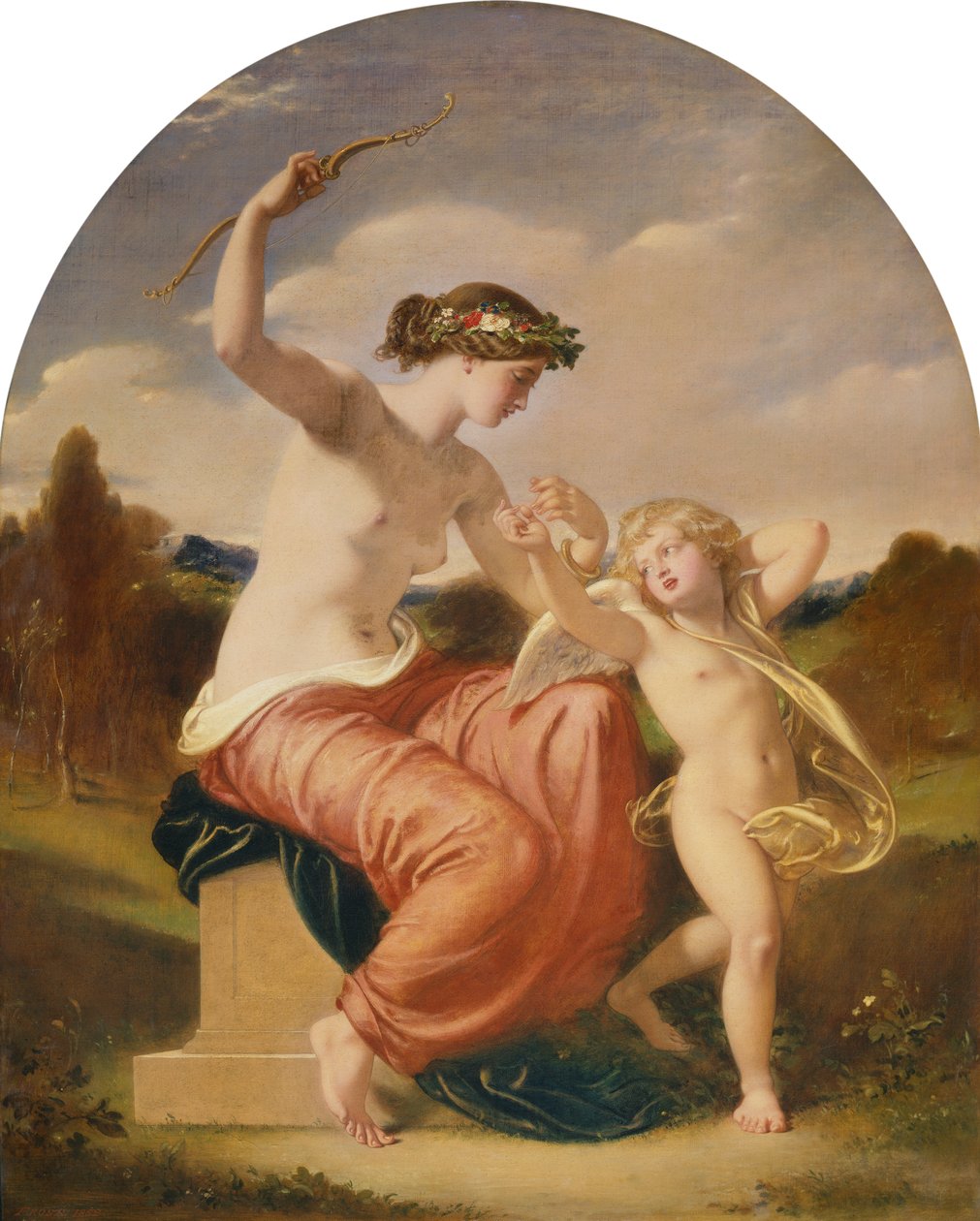 Venere disarma Cupido da William Edward Frost