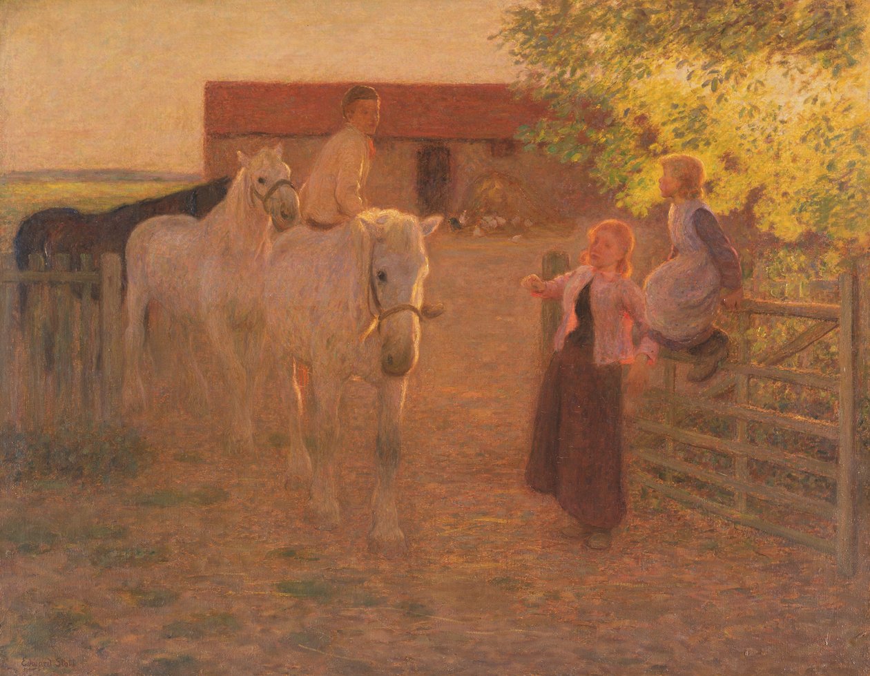 Il vecchio cancello, c.1896 da William Edward Stott