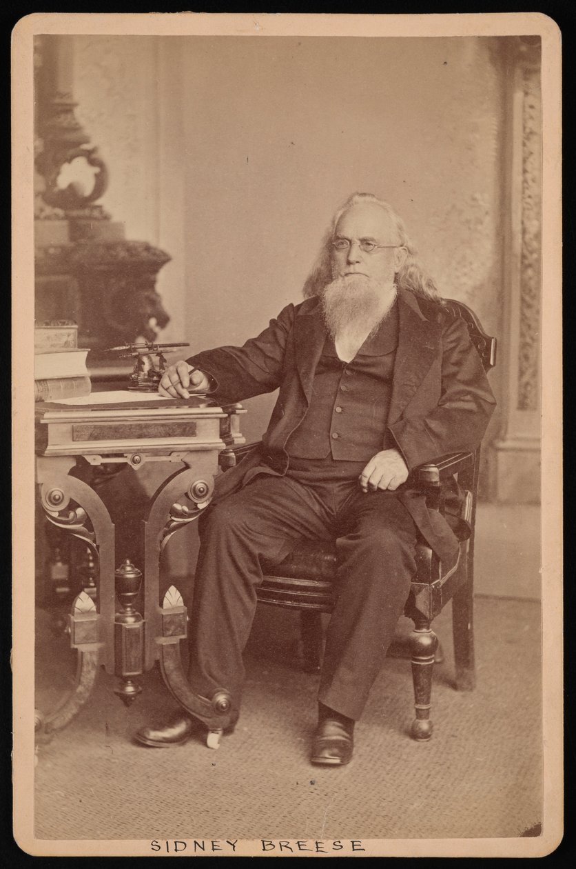 Ritratto di Sidney Breese 1800-1878, prima del 1878 da William Emory Bowman