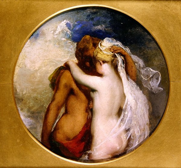 Ninfa e satiro da William Etty