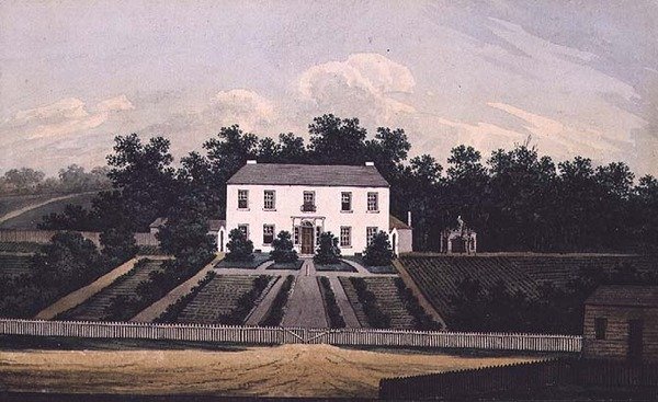 Government House, Parramatta, Nuovo Galles del Sud, 1805 da William Evans