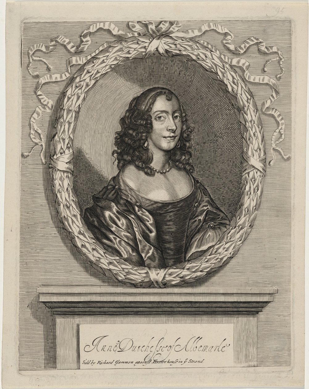 Anna, duchessa di Albemarle da William Faithorne