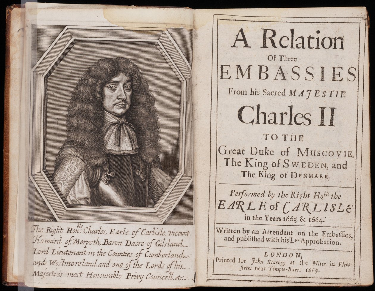 Charles Howard, 1° conte di Carlisle, 1669 da William Faithorne