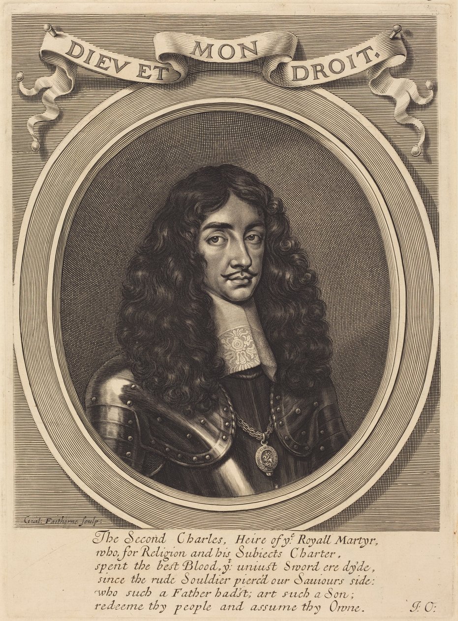 Carlo II da William Faithorne