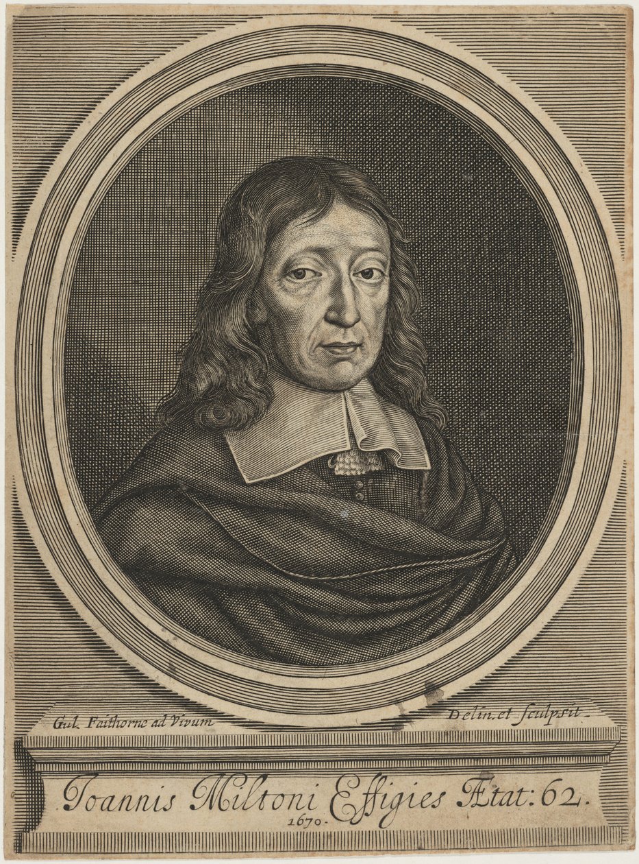John Milton da William Faithorne