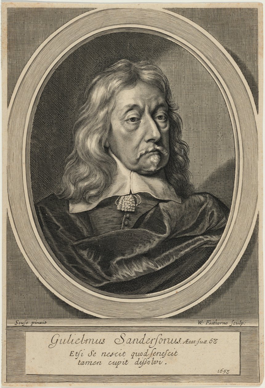 Sir William Sanderson da William Faithorne