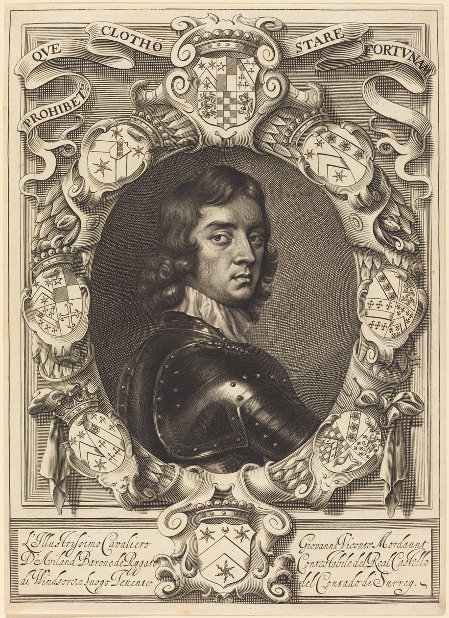 John Mordaunt, Visconte Mordaunt da William Faithorne after Robert Walker