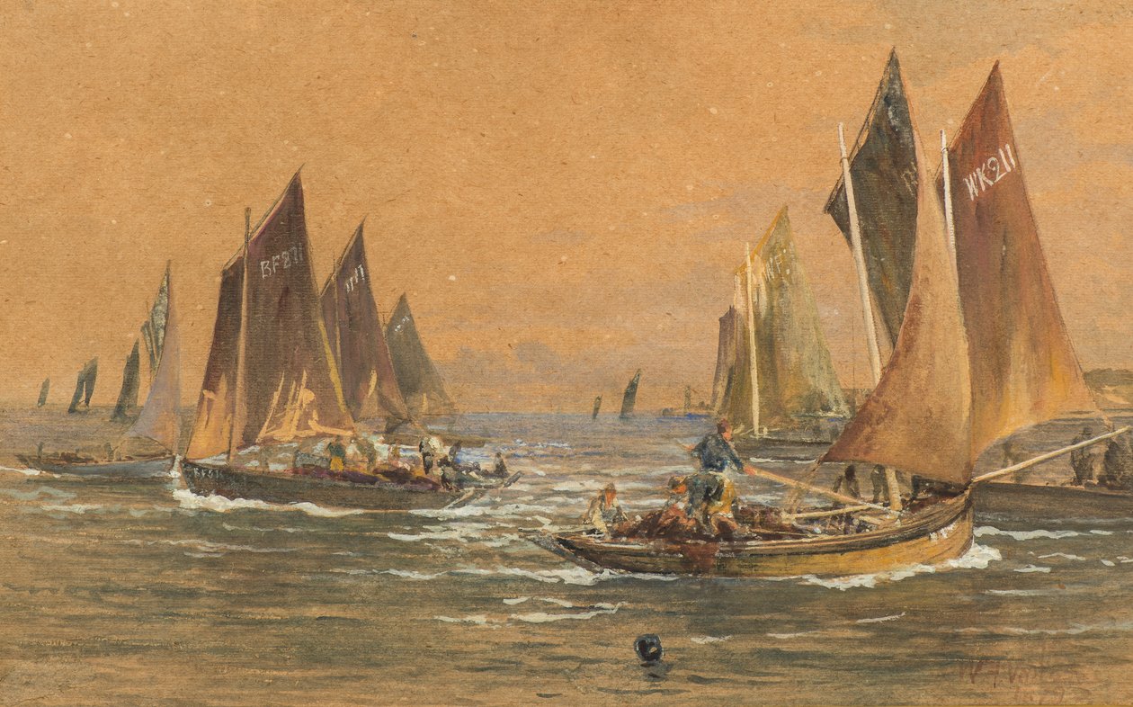 Barche da pesca da William Fleming Vallance