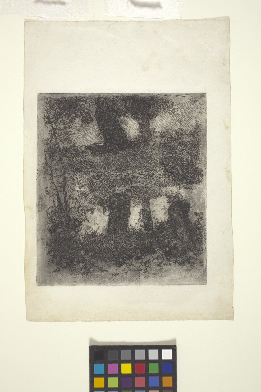 Paesaggio con fauno e piscina (Paesaggio riflesso) da William Forsyth
