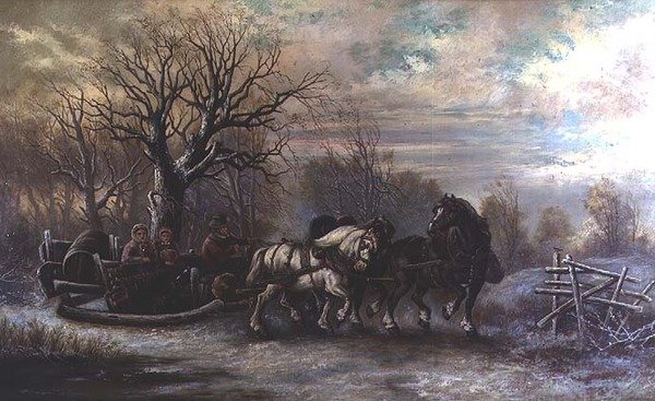 Una cavalcata invernale da William Foster