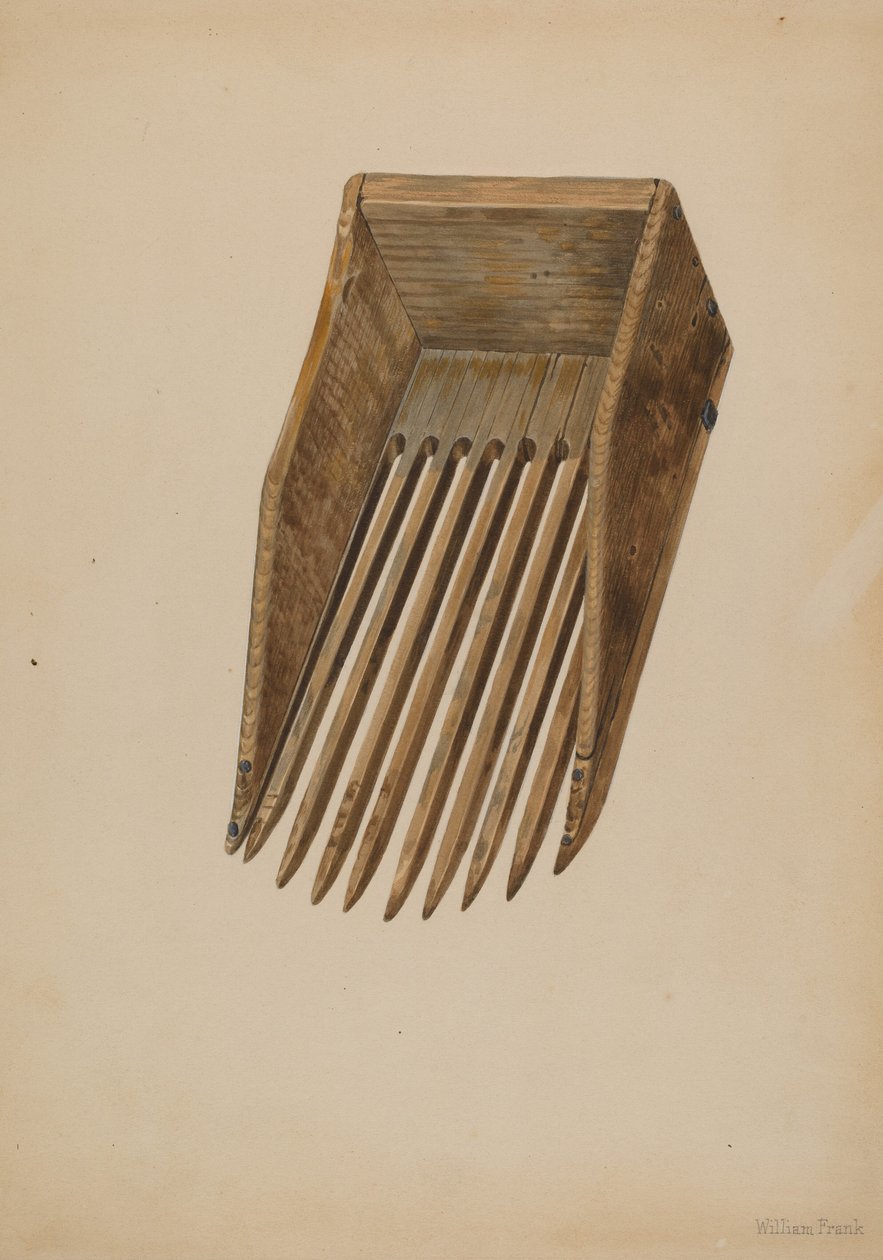 Raccoglitore di mirtilli rossi da William Frank