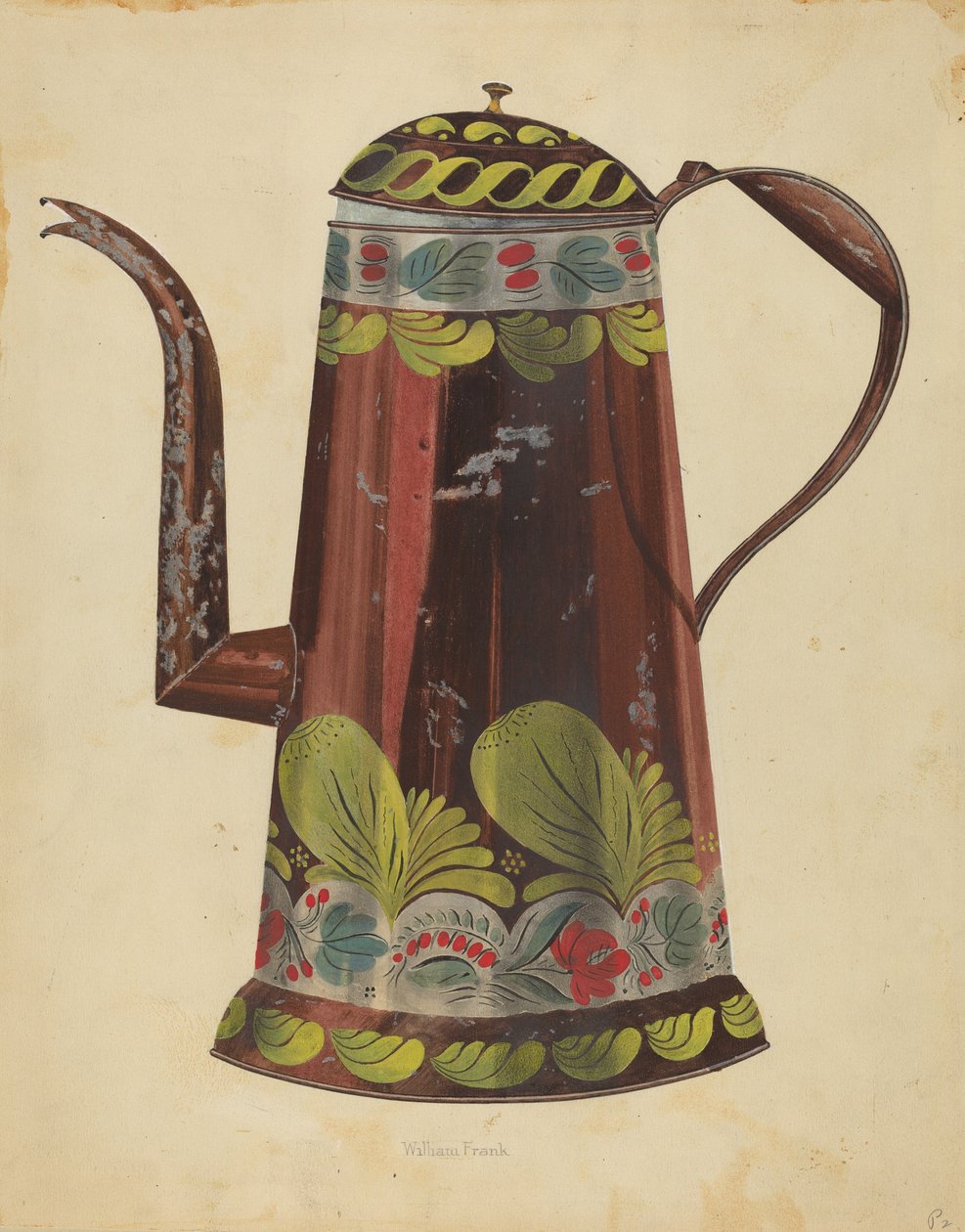 Caffettiera in Latta, c. 1937 da William Frank