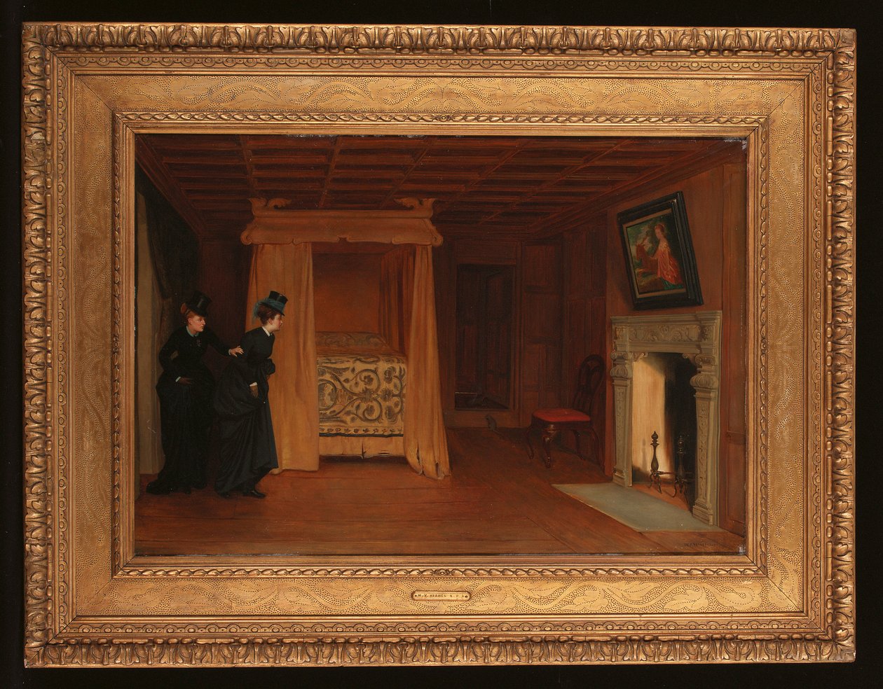 Una visita alla Camera Stregata, 1869 da William Frederick Yeames