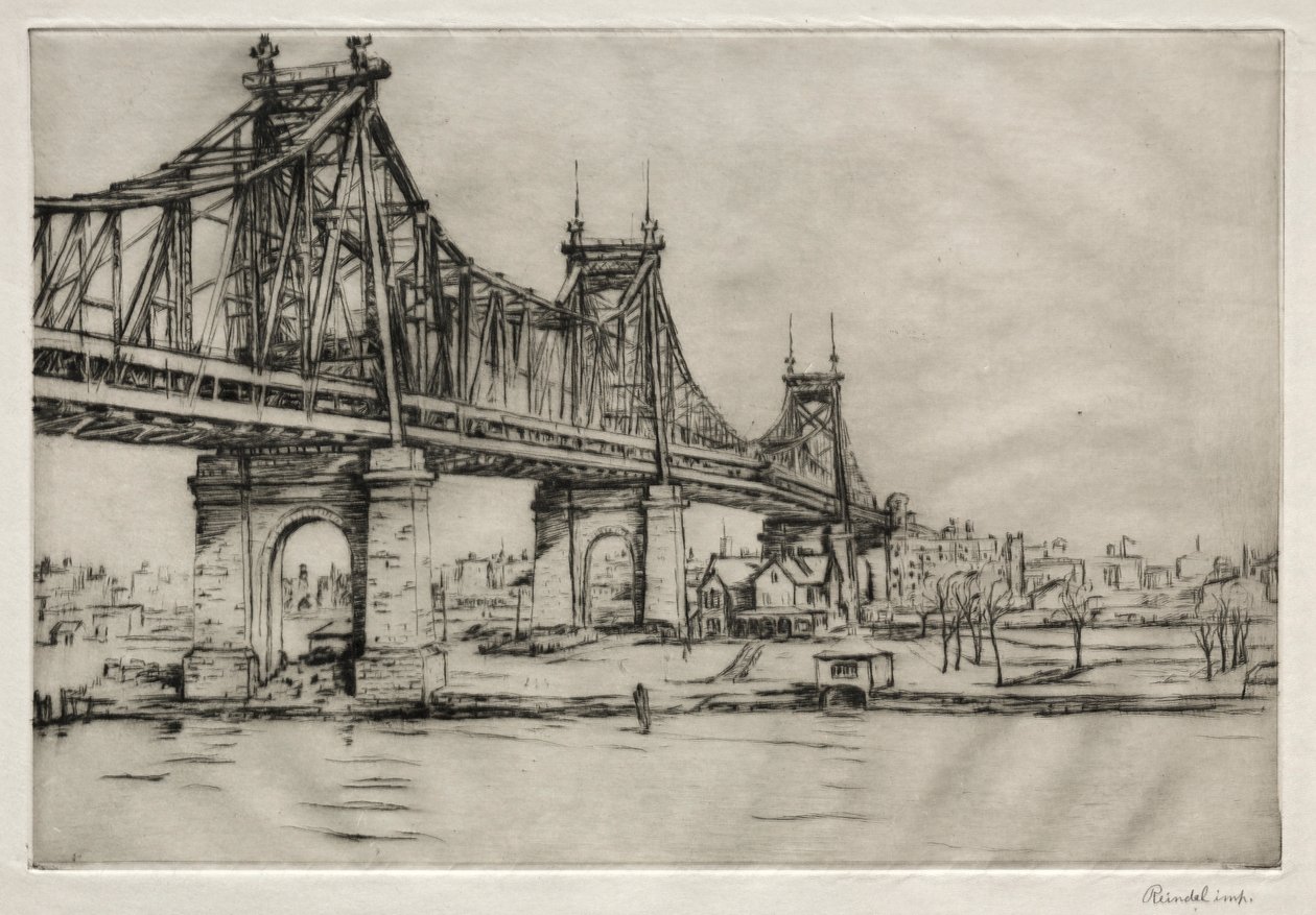 Ponte di Queensboro, New York da William George Reindel