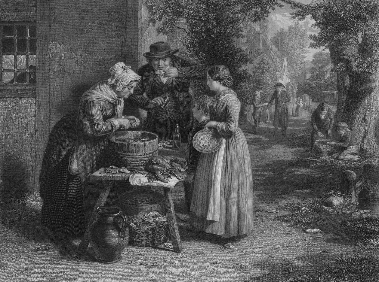 Il Primo Giorno delle Ostriche, 1863 da William Greatbach