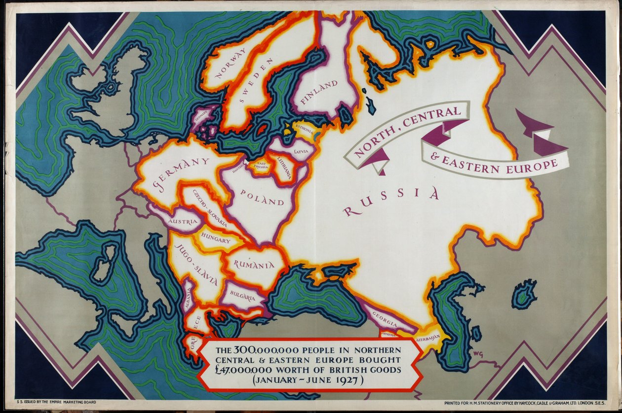Europa settentrionale, centrale e orientale, dalla serie 
