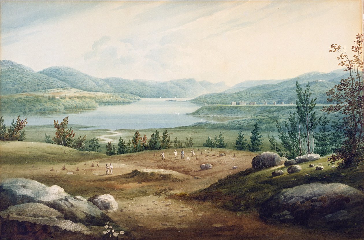 Fiume Hudson a West Point, New York, 1820 da William Guy Wall