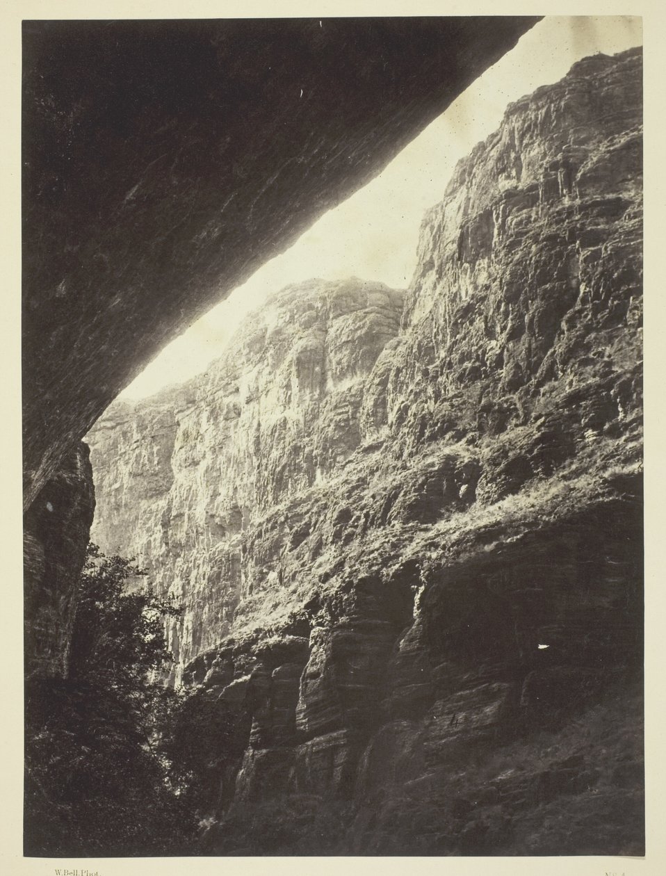 Cañon del Kanab Wash, fiume Colorado, sguardo verso sud da William H. Bell