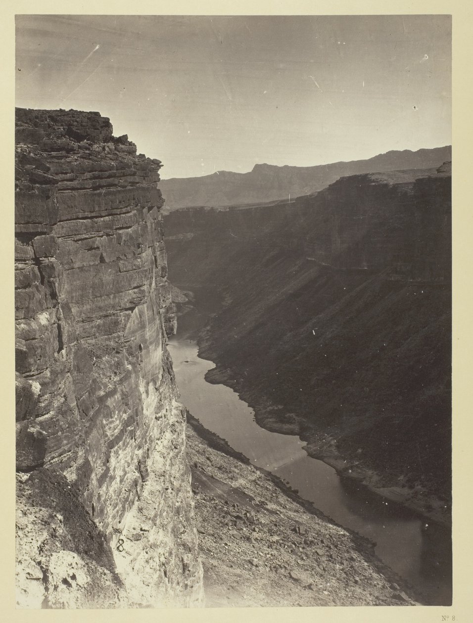 Grand Cañon, fiume Colorado, vicino al Paria Creek, in direzione est da William H. Bell