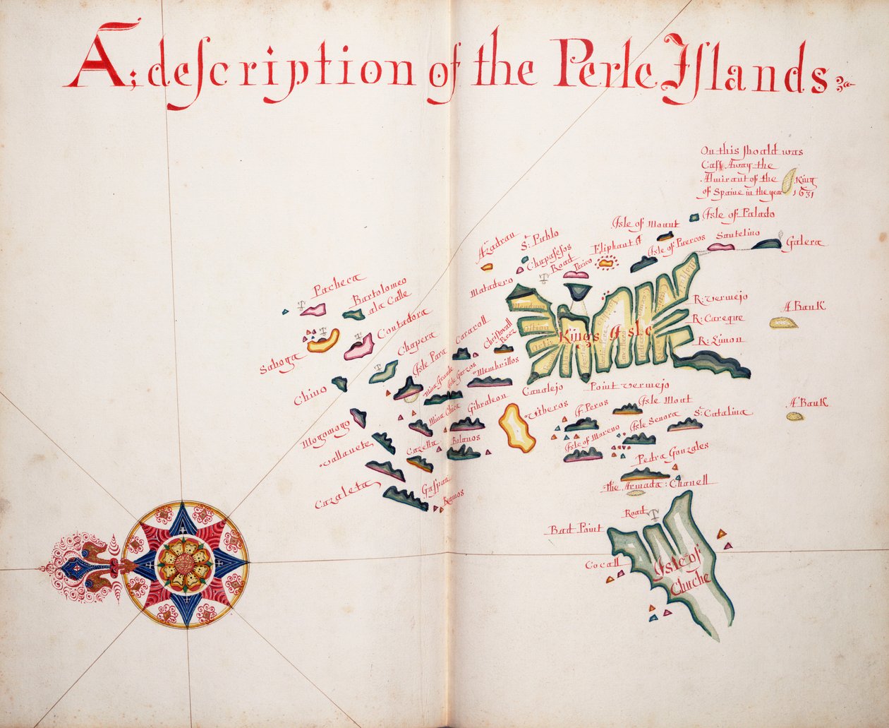 Descrizione delle Isole Perle da William Hack