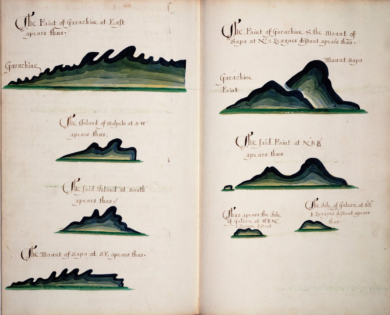 Vedute di Garachine da William Hack